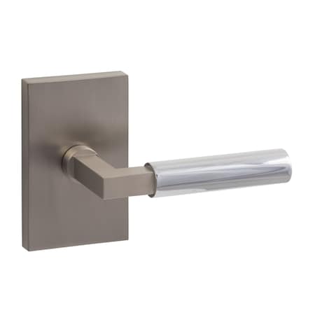 Sure-Loc Hardware Sure-Loc Hardware Levanto Passage Rosette, Nickel, Smooth Grip in Polished Chrome LV101 NI GRIP-SM 26